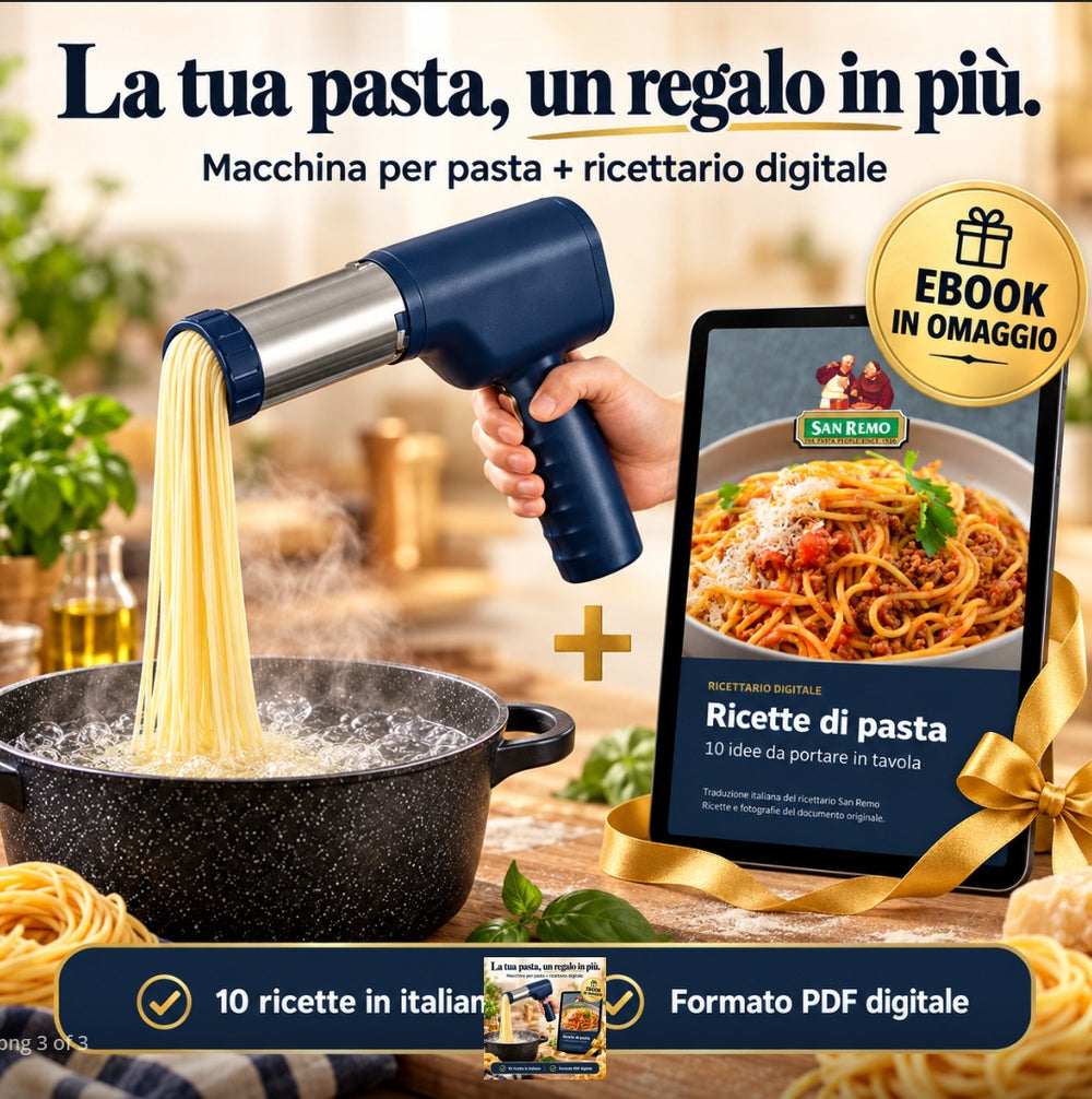 Macchina per la pasta elettrica portatile